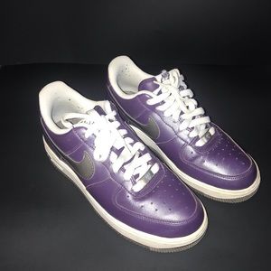 Purple NIKE Air Force 1’s